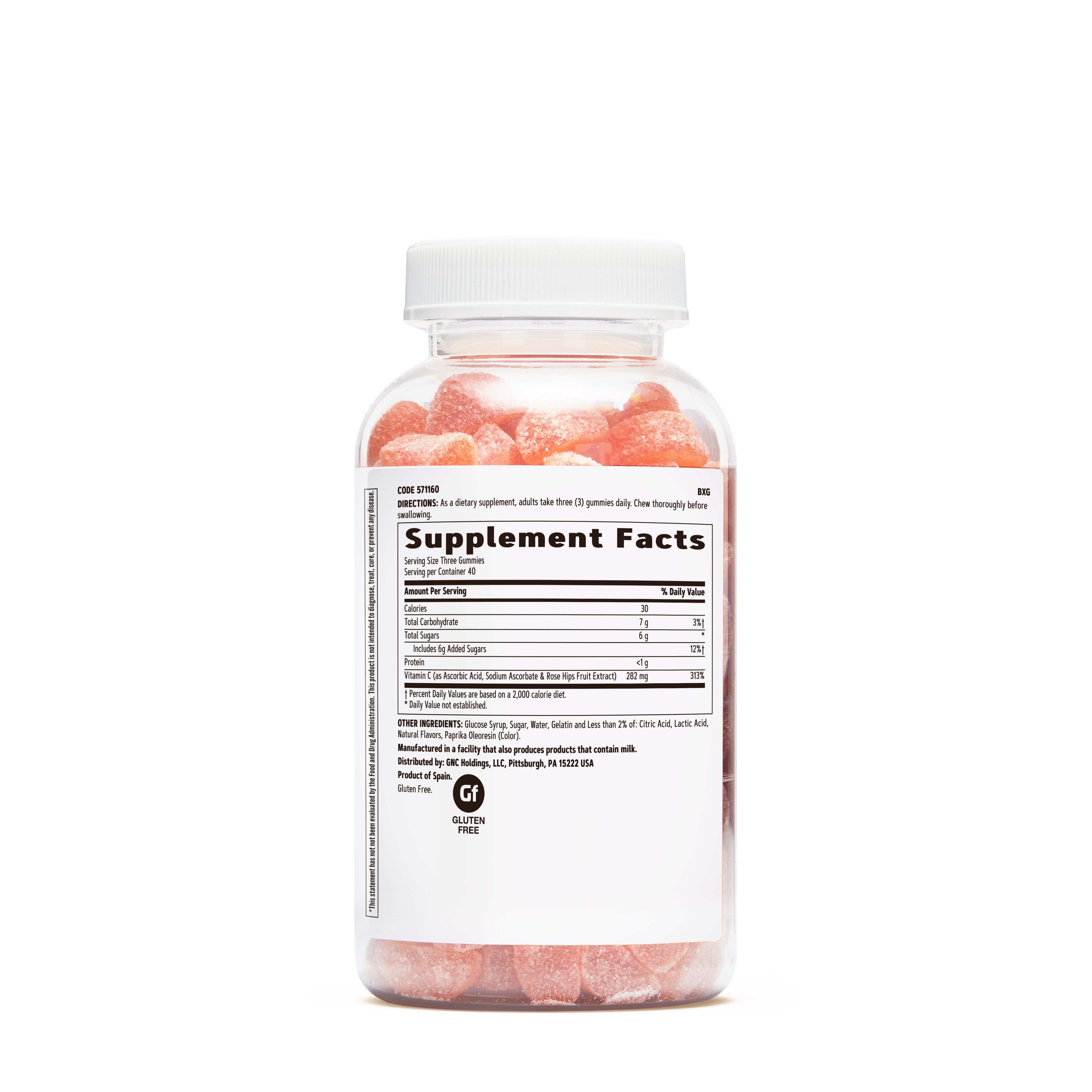 Vitamin C Gummies - 120 Gummies (40 Servings)  | GNC